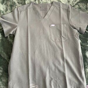 FIGS Scrub Top and Bottom - size large - Green - Technical Collection